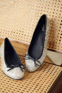 NEW // Ballerines Les Belleville en cuir - Argent