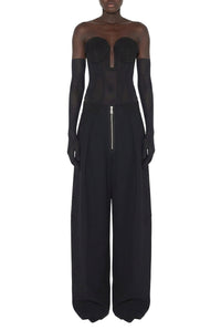 Body corset en tulle - Black