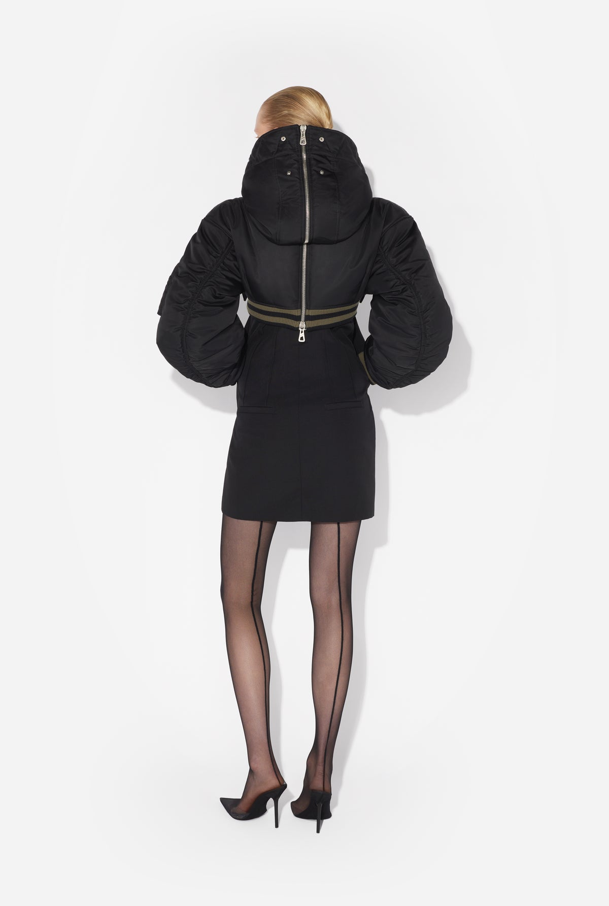 Le Bomber Court Matelassé - Black