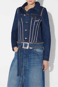 Double denim coat - Indigo & Vintage blue