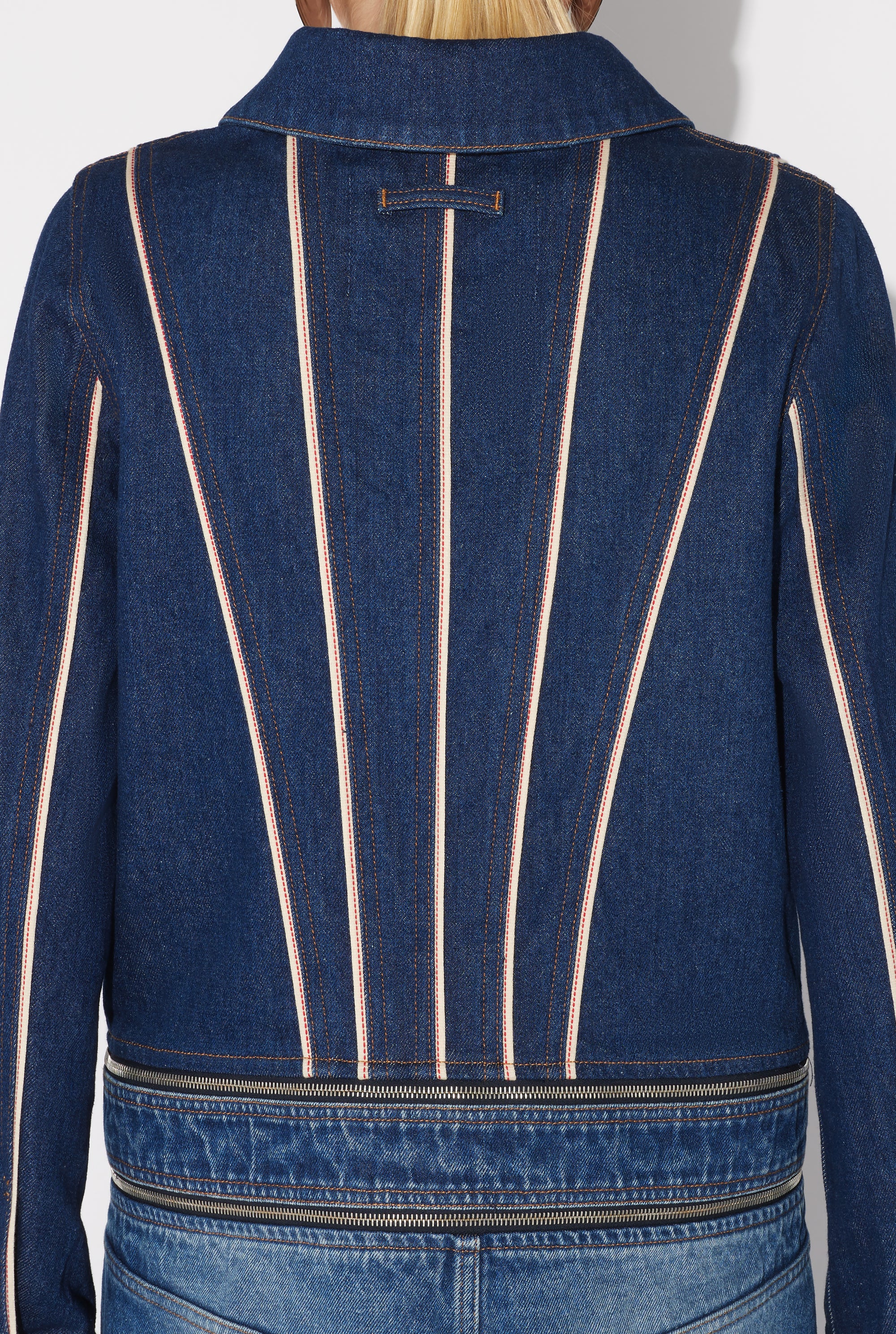 Double denim coat - Indigo & Vintage blue