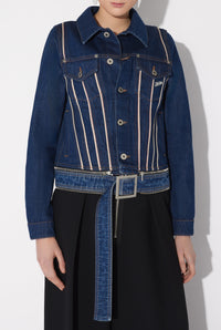 Double denim coat - Indigo & Vintage blue