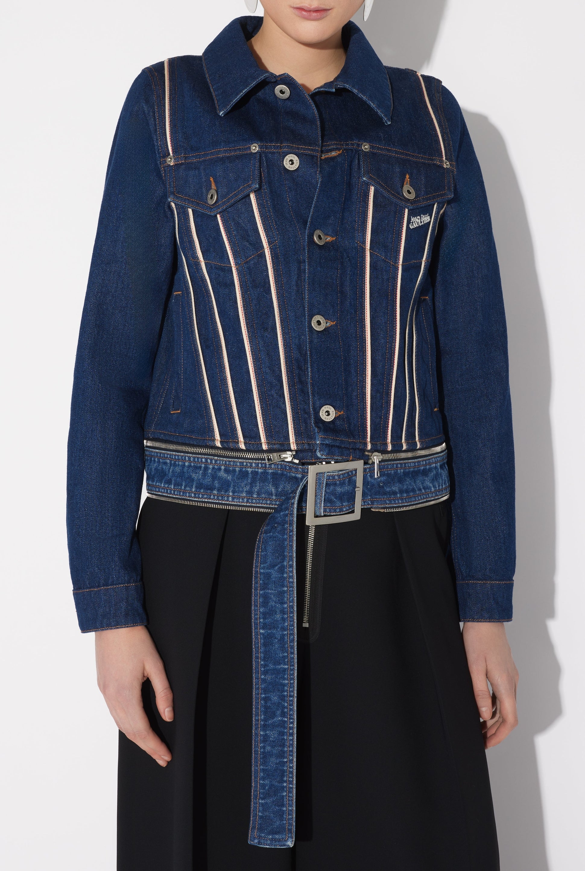 Double denim coat - Indigo & Vintage blue