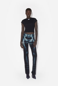 Mesh Trouser Printed "Squeletor" - Black & Navy & Lightblue