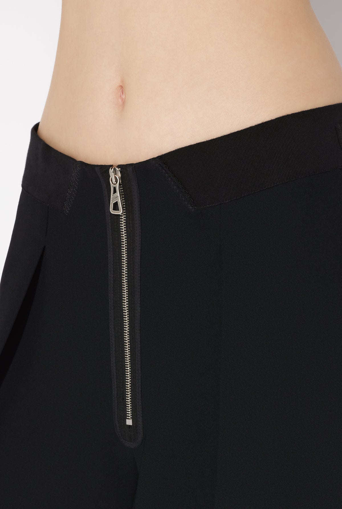 Pantalon ample à fermeture éclair - Black