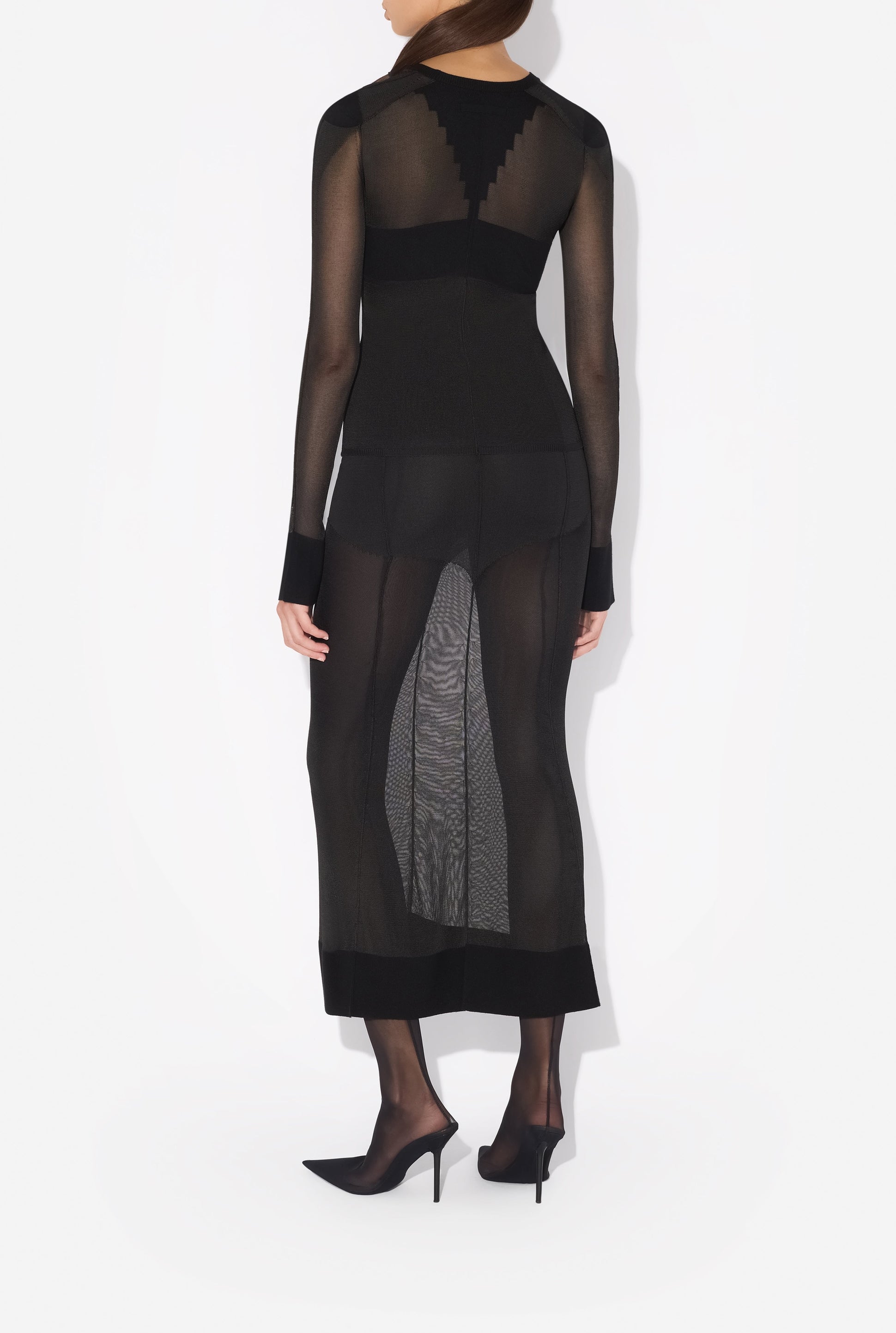 Pull à logo en maille - Black