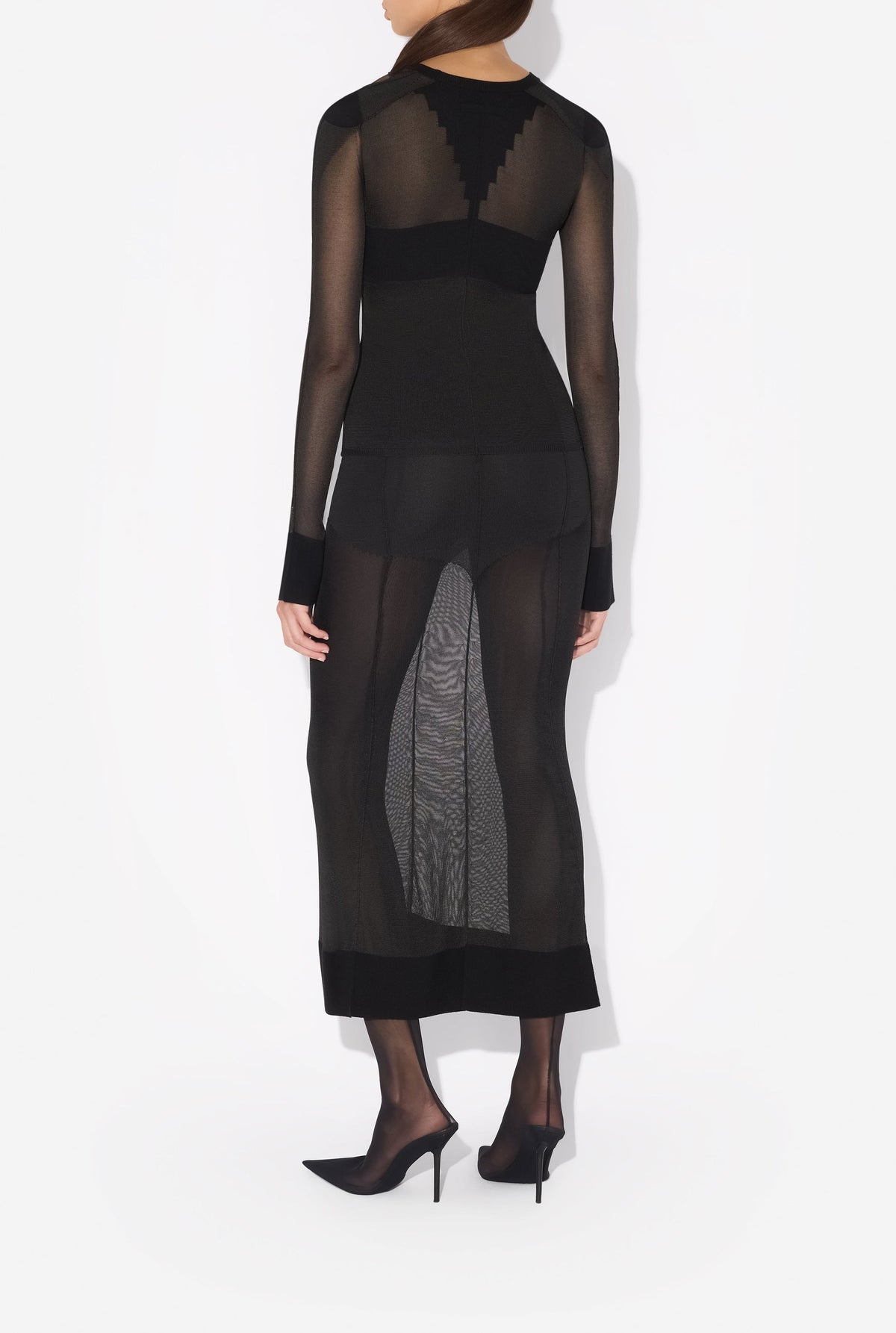 Pull à logo en maille - Black