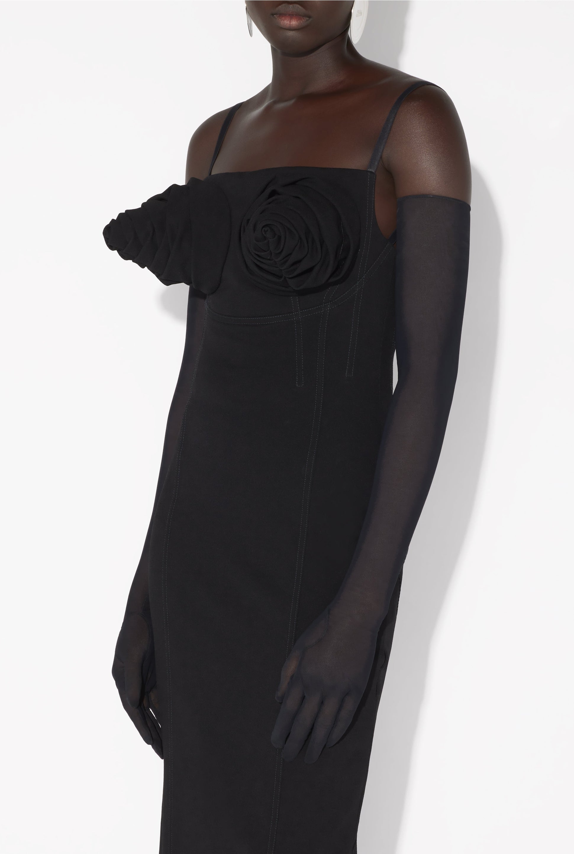Robe à seins coniques - Black
