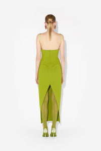 Robe à seins coniques - Acid Green