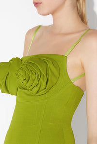 Robe à seins coniques - Acid Green