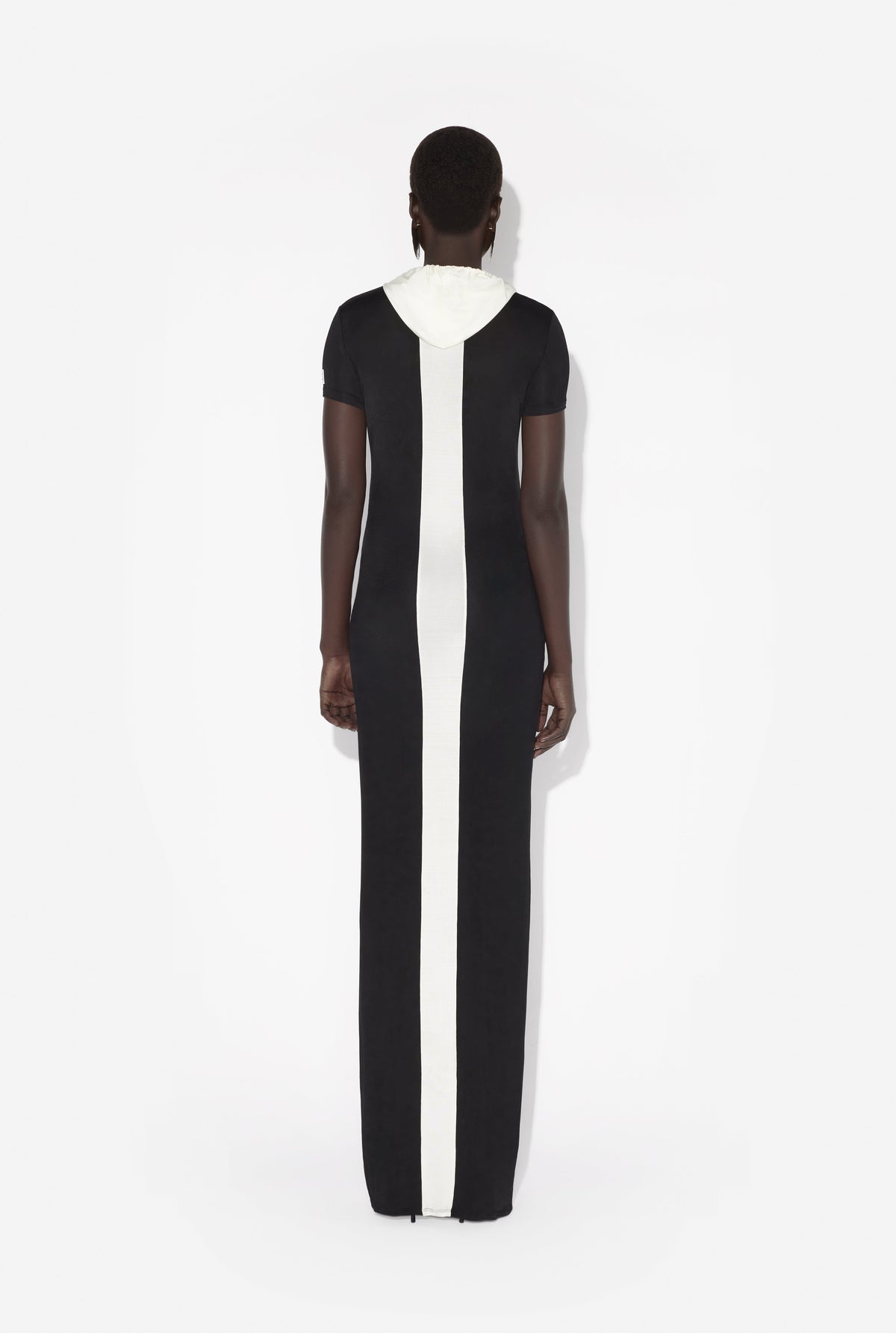 Robe longuee à chevrons - Black & White