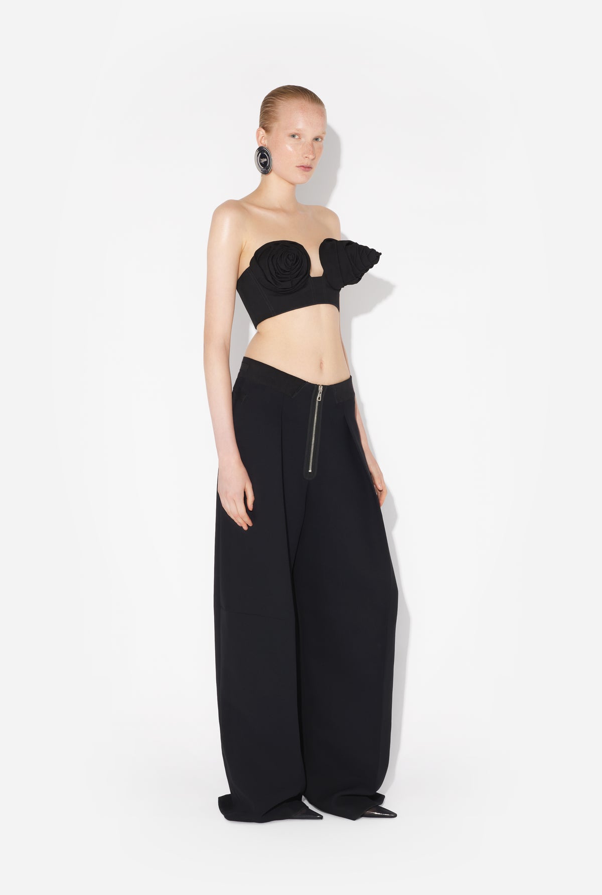 La Brassière Seins Conique Noire - Black