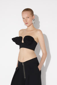 La Brassière Seins Conique Noire - Black