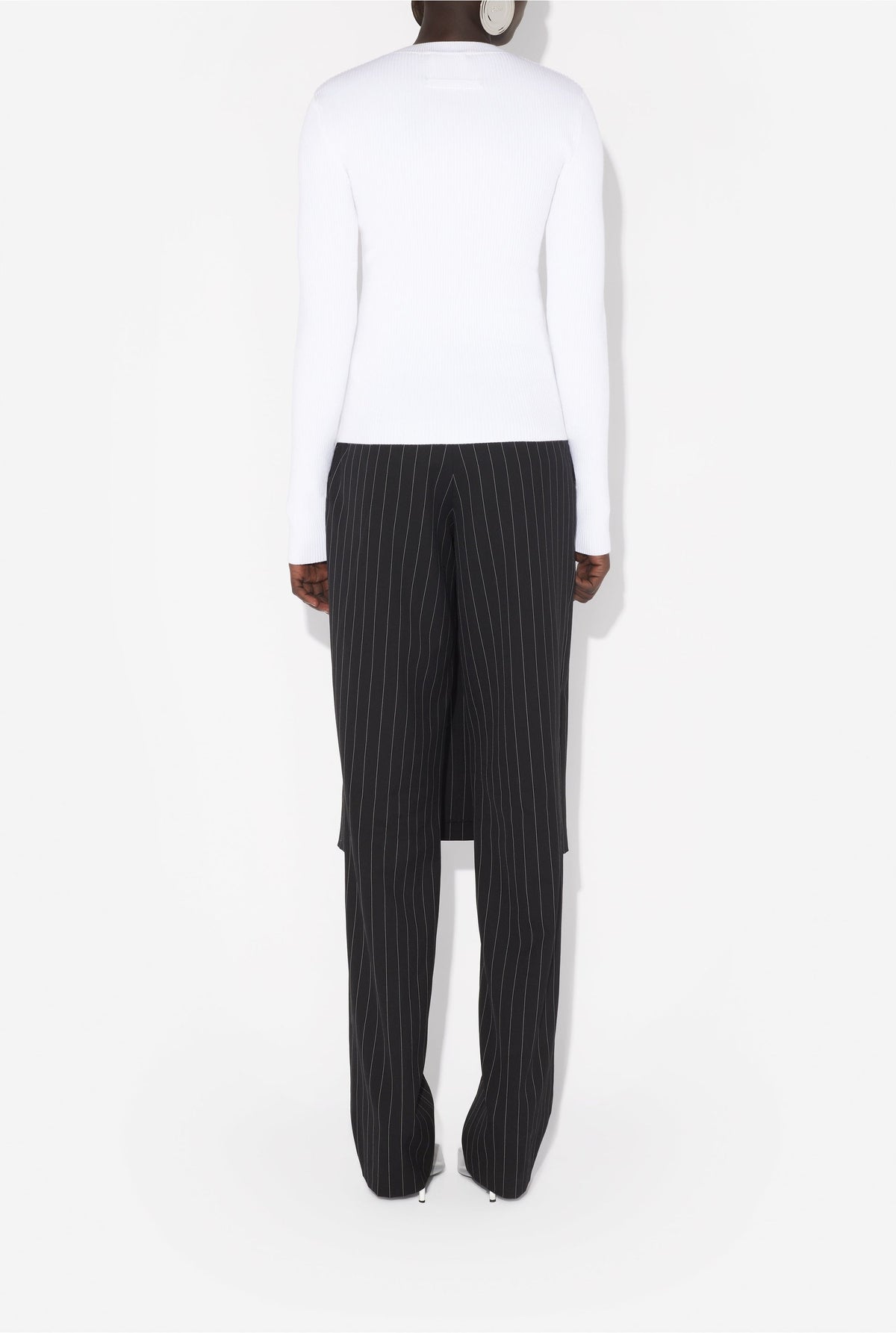 Top Blanc à chevrons - White