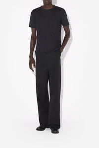 T-Shirt Oversize JPG en coton - Black