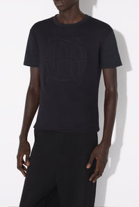 T-Shirt Oversize JPG en coton - Black