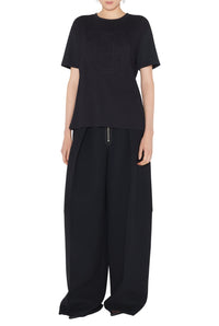T-Shirt Oversize JPG en coton - Black
