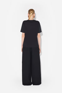 T-Shirt Oversize JPG en coton - Black