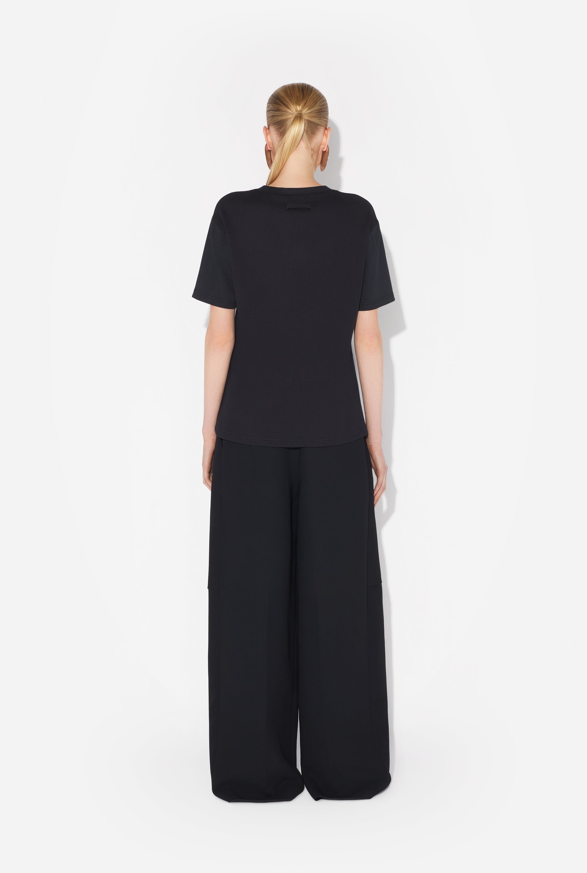 T-Shirt Oversize JPG en coton - Black