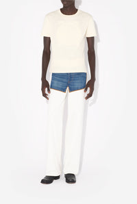 T-shirt JPG en coton - Écru