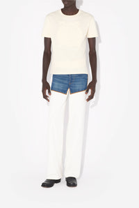 T-Shirt JPG en coton - Écru