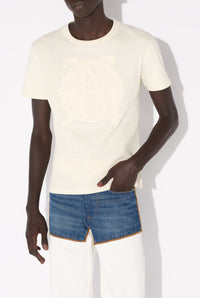 T-Shirt JPG en coton - Écru