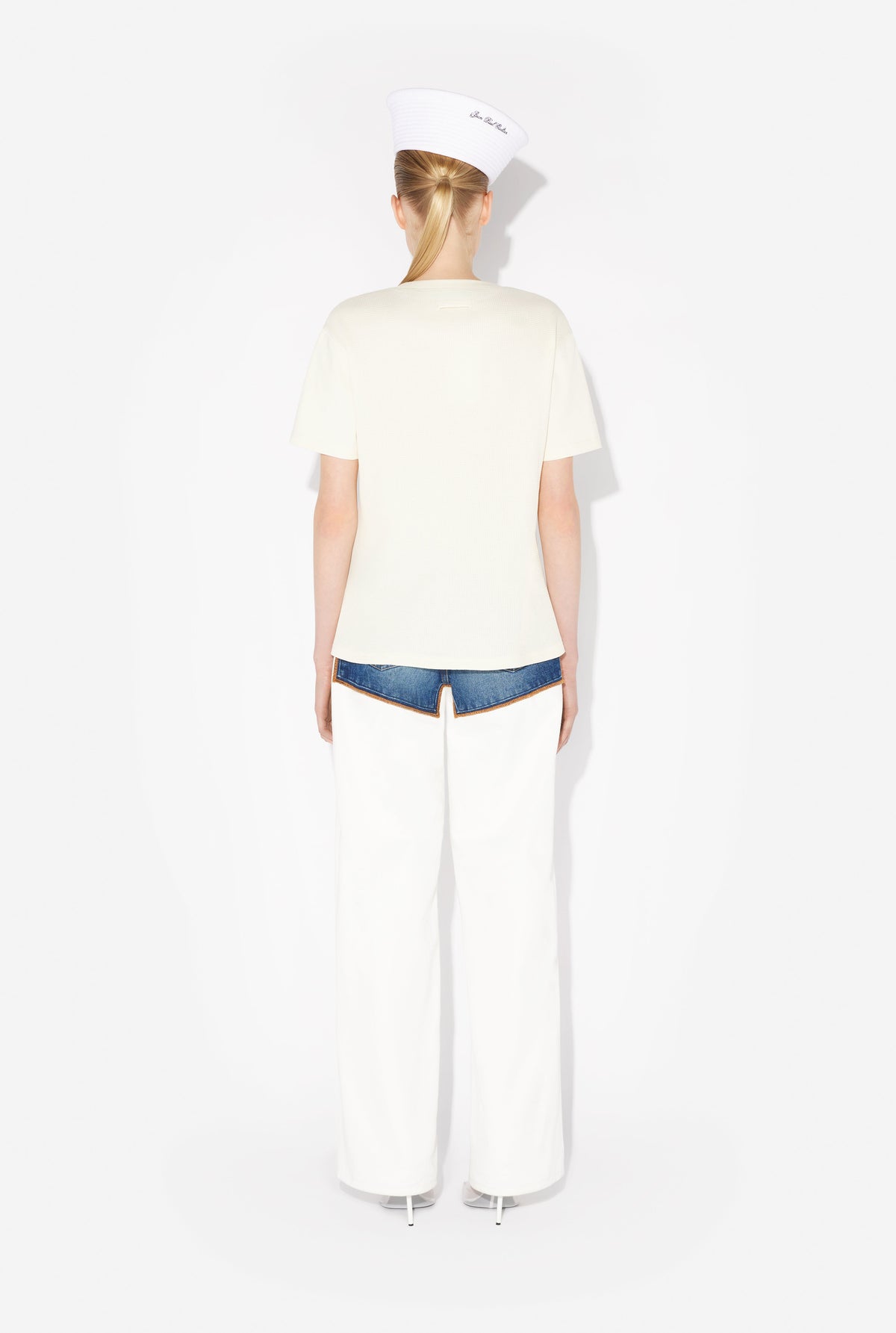 T-shirt JPG en coton - Écru