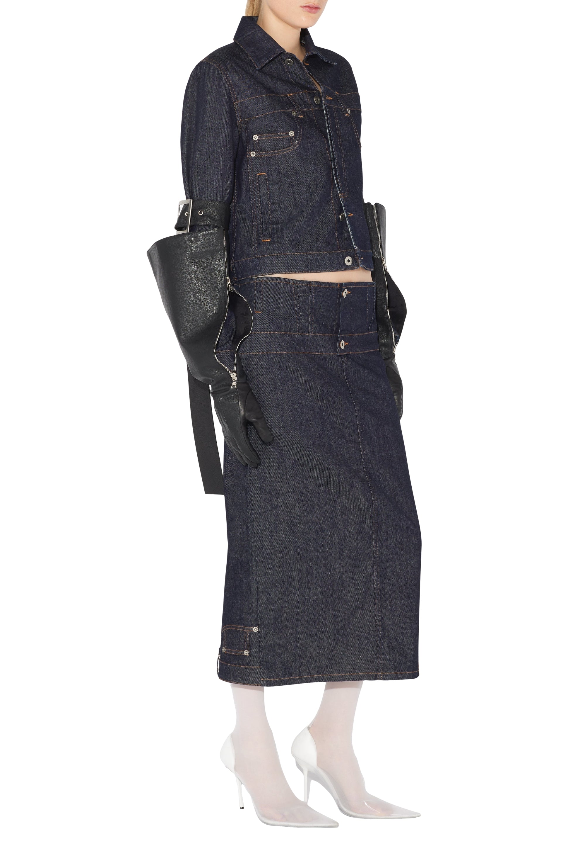 Veste Inversée en denim - Indigo