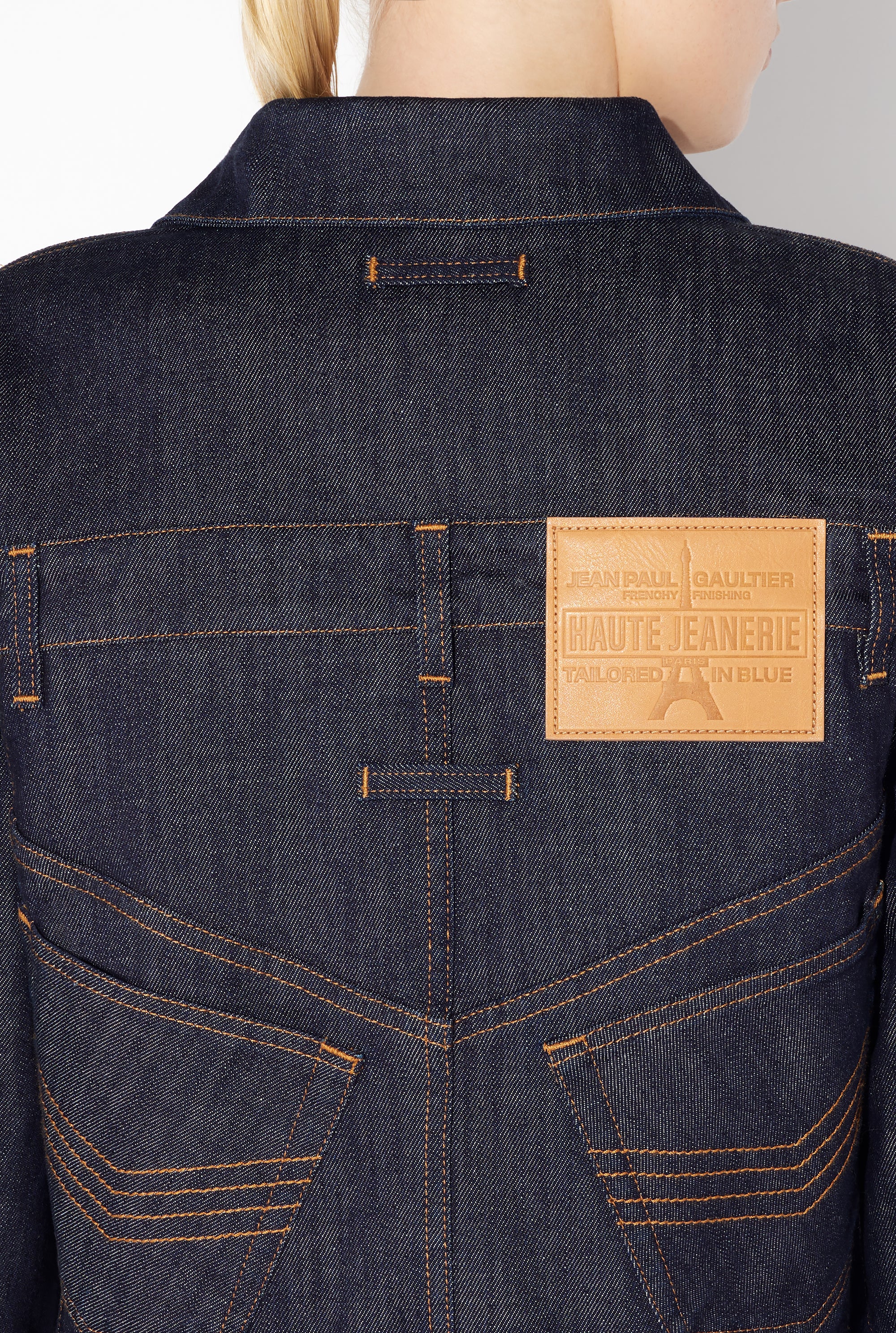 Veste Inversée en denim - Indigo