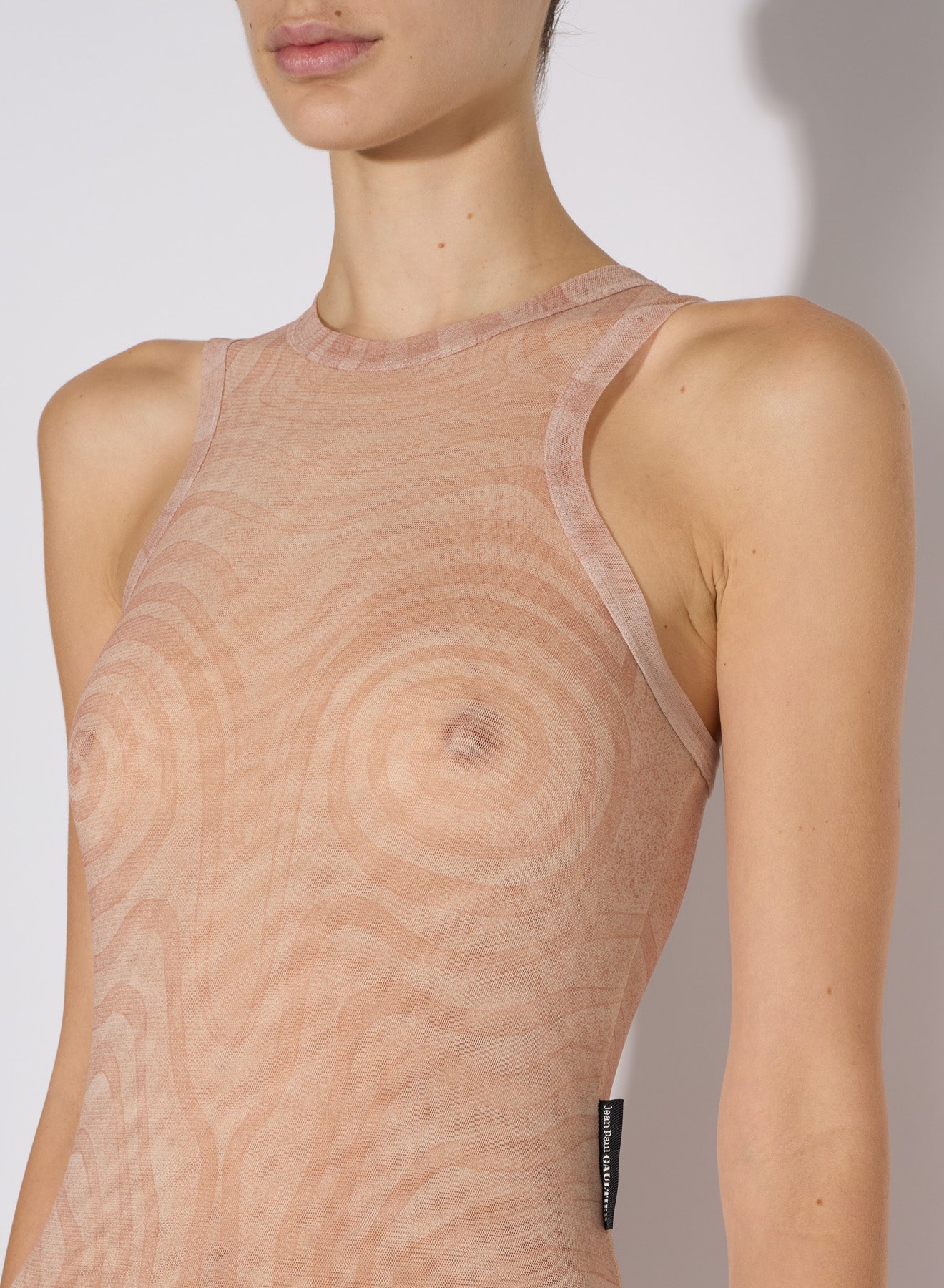 Body imprimé Spiral - Palepink & Dustypink
