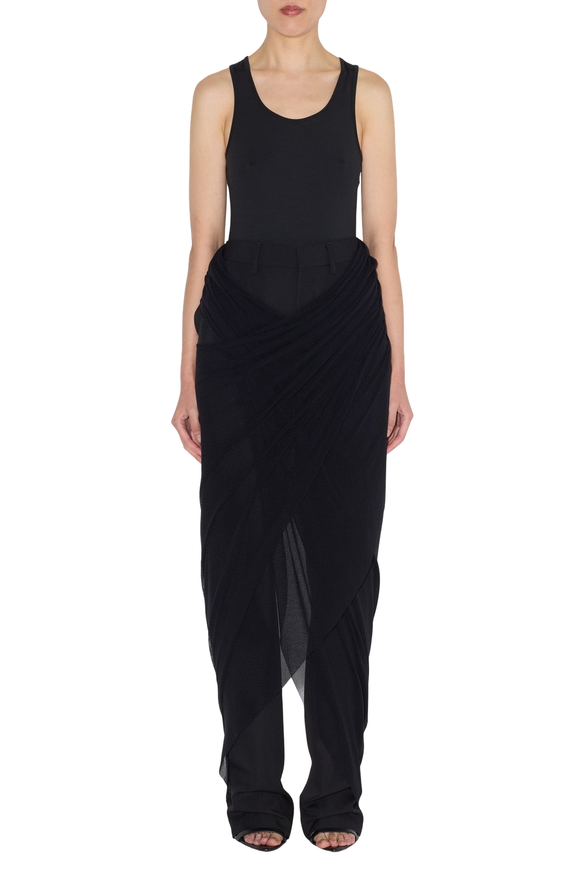 Pantalon de tailleur en laine - Black