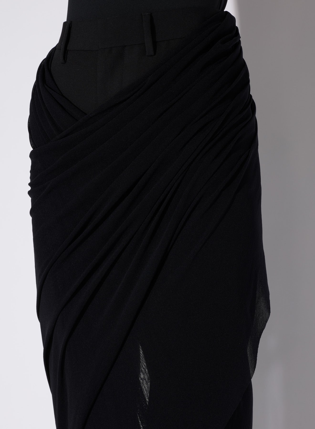 Pantalon de tailleur en laine - Black
