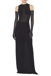 Robe longue conique - Black
