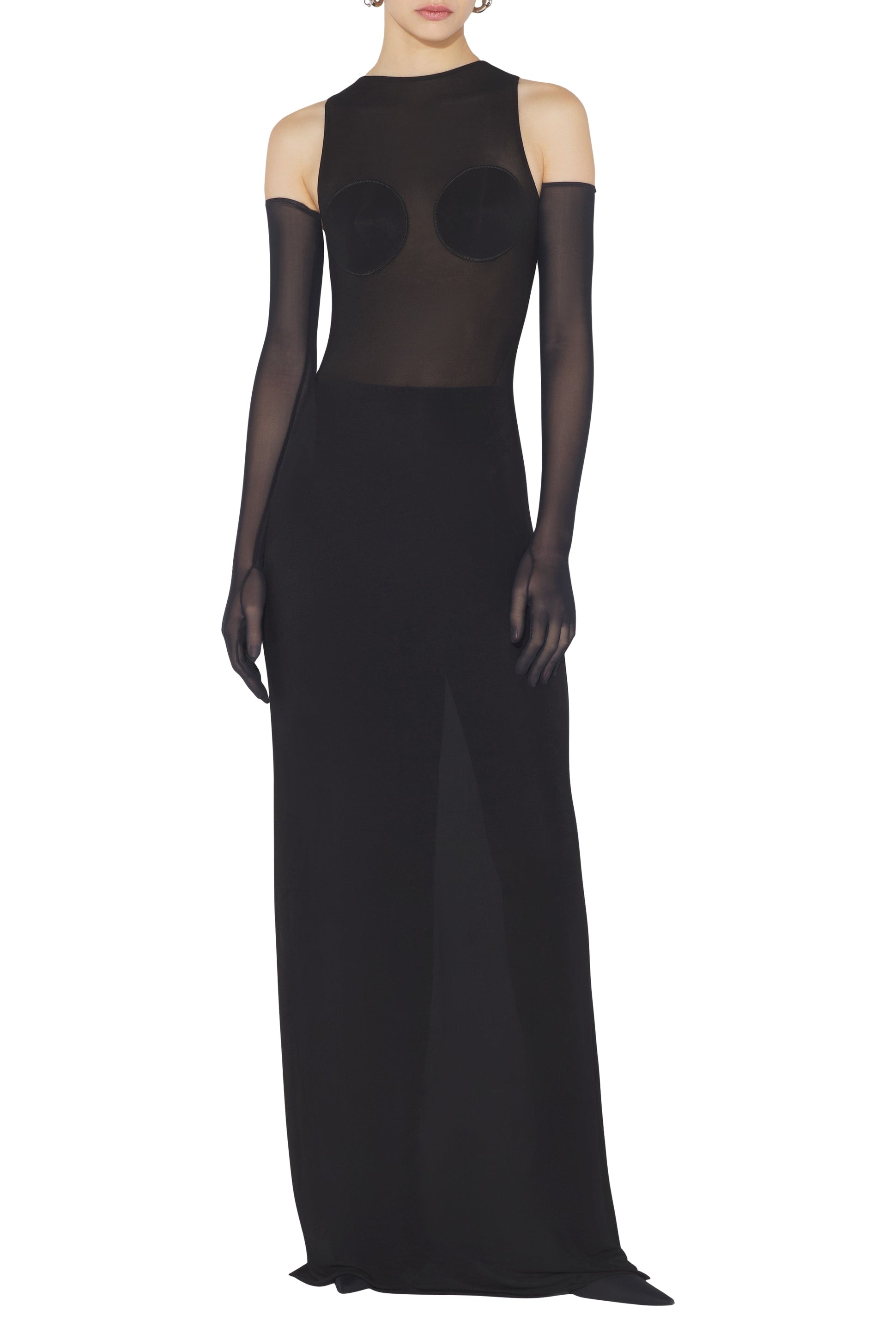 Robe longue conique - Black