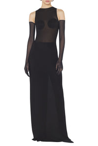 Robe longue conique - Black