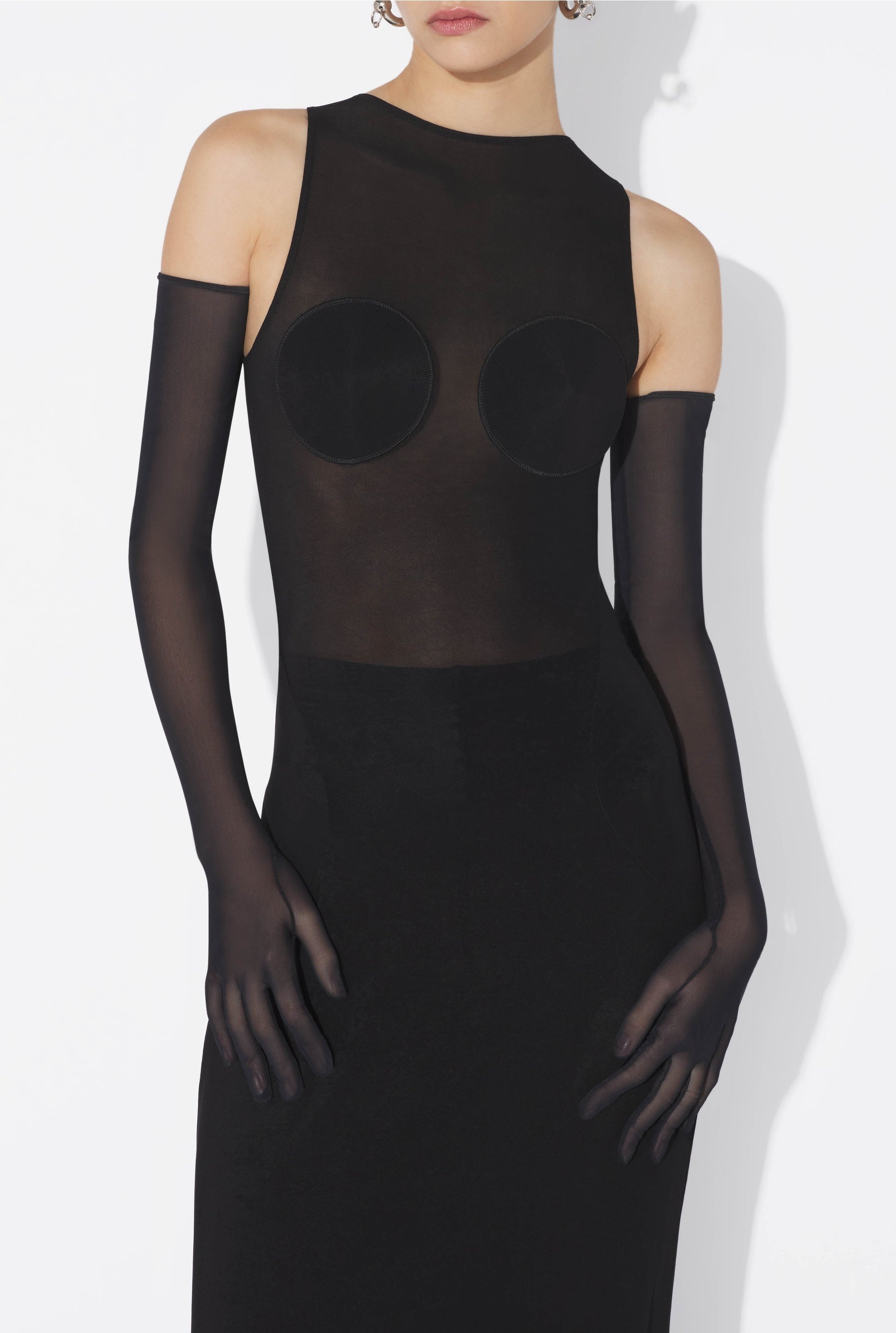 Robe longue conique - Black