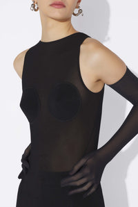 Robe longue conique - Black