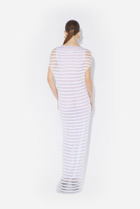 Robe Rayures marinière - White