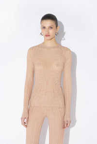 Le Top Spirale Rose - Palepink & Dustypink