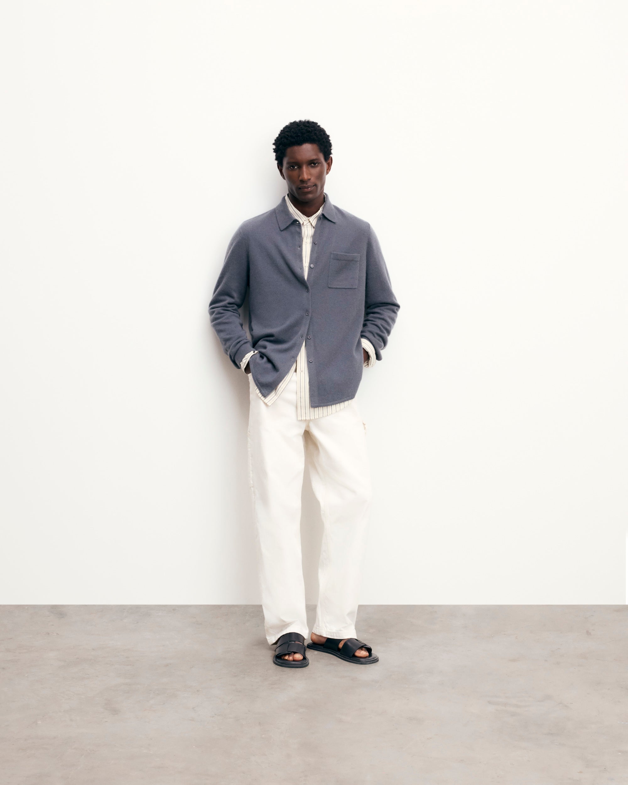 STORM GREY / NEW / QTY : 15 / Chemise Manches Longues - Storm Grey