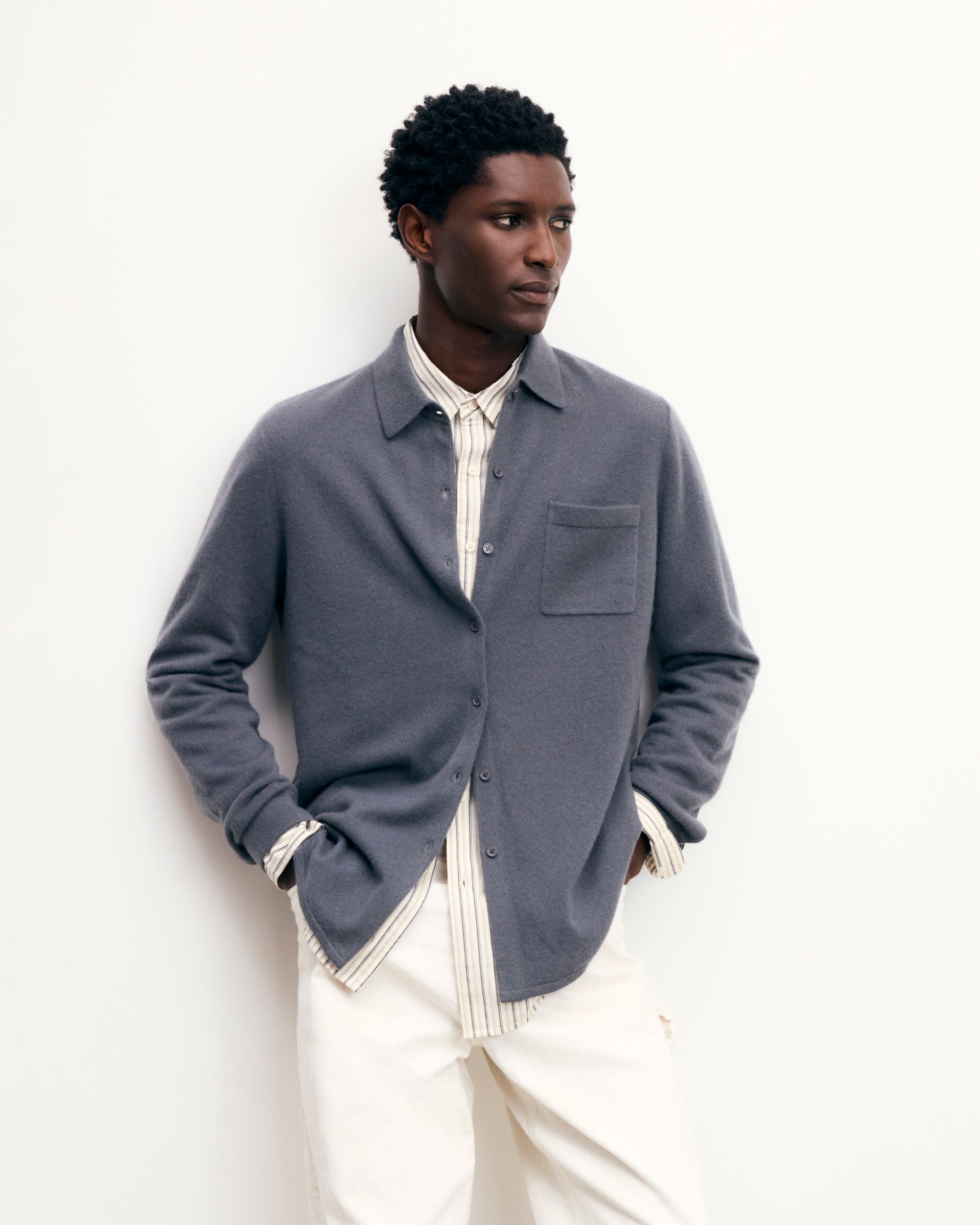 STORM GREY / NEW / QTY : 15 / Chemise Manches Longues - Storm Grey