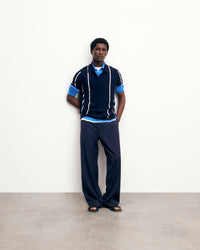 NAVY / NEW / QTY : 4 / Chemise Manches Courtes - Navy