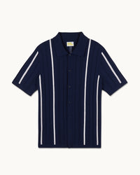 NAVY / NEW / QTY : 4 / Chemise Manches Courtes - Navy