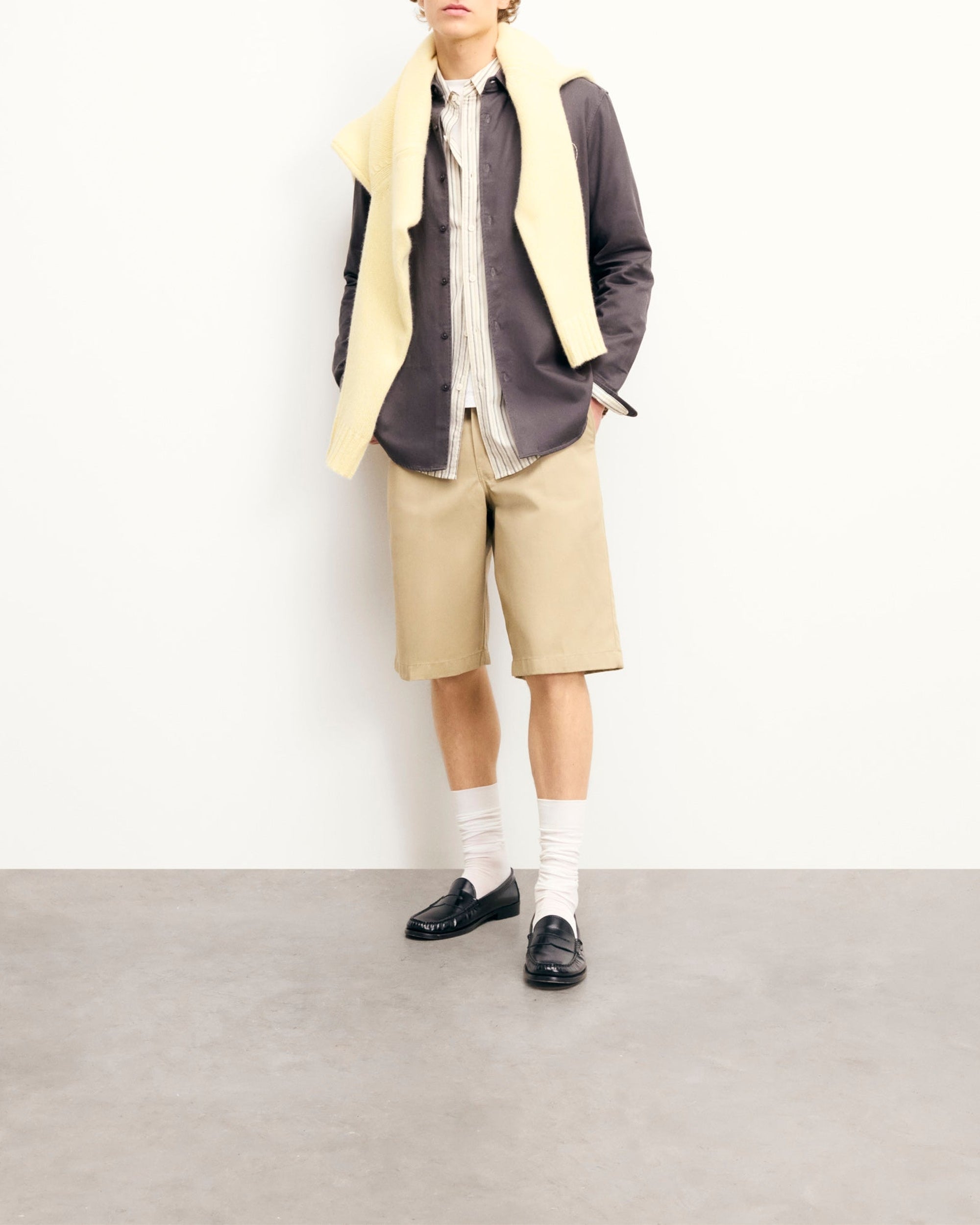 Chemise à manches longues - Washed Black
