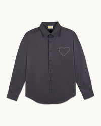 WASHED BLACK / NEW / QTY : 69 / Chemise Manches Longues - Washed Black
