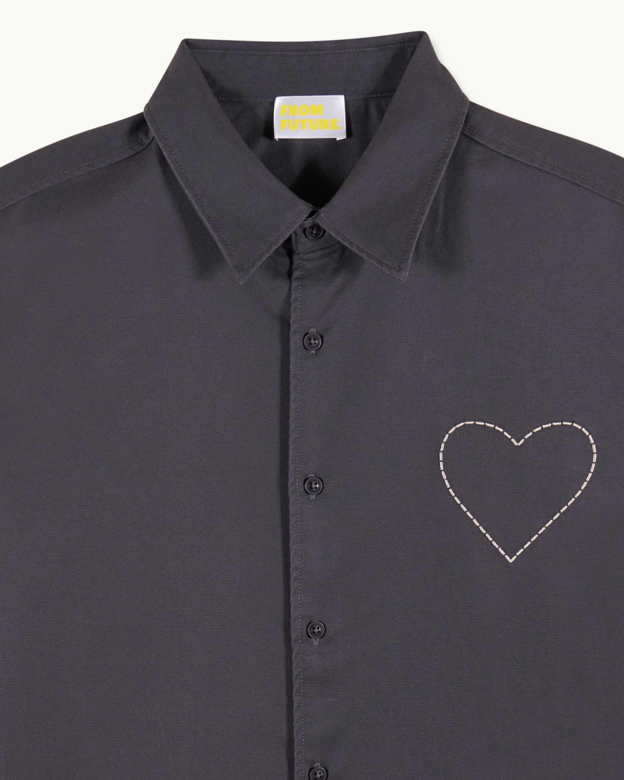 WASHED BLACK / NEW / QTY : 69 / Chemise Manches Longues - Washed Black