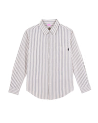 Chemise à manches longues - Multi Rayures Beige