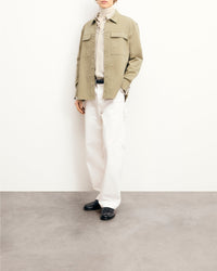 Veste à col chemise - Light Kaki