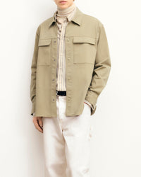 Veste à col chemise - Light Kaki