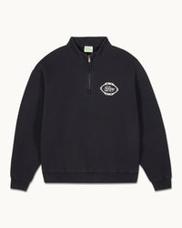 WASHED BLACK / NEW / QTY : 72 / Sweatshirt Col Camionneur - Washed Black